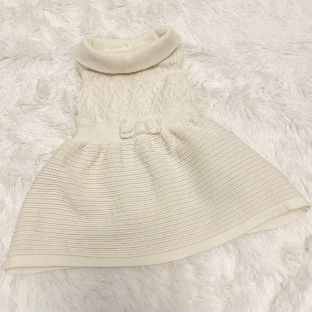 Janie and‎ jack folded over collar sweater dress